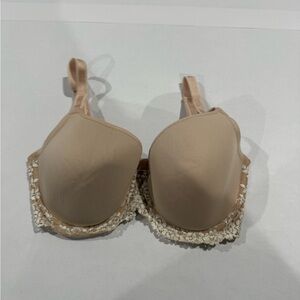 New! Wacoal Women’s Tan Lace Accent Bra    Size- 32E(DD)
